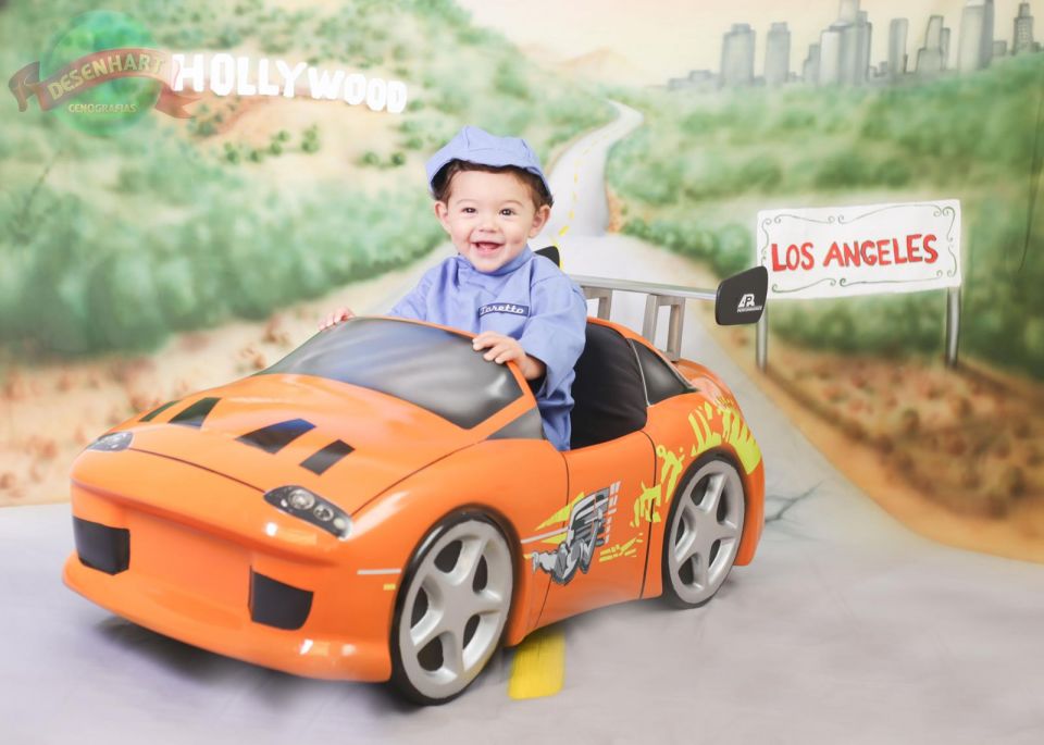 Velozes - Simulador de carro para casa de festa infantil l Adrenalina